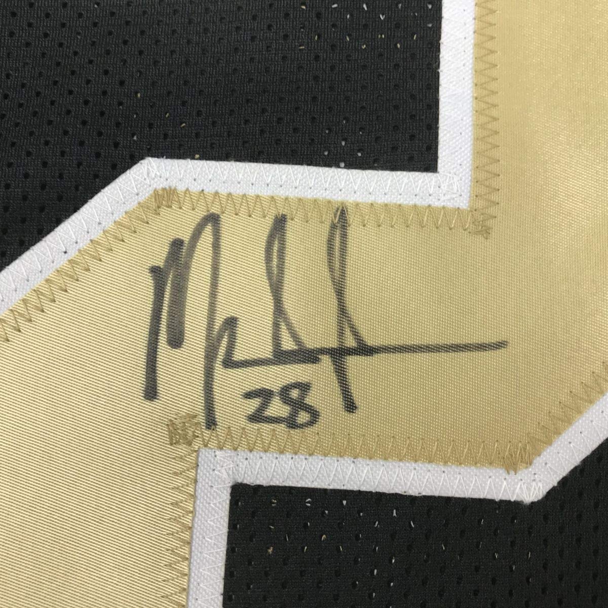 Autographed/Signed Mark Ingram II New Orleans Black Football Jersey JSA COA