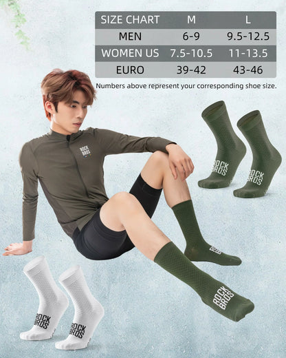 ROCKBROS Road to Sky Cycling Wicking Bike Socks for Men Women