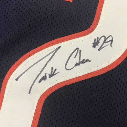 Autographed/Signed Tarik Cohen Chicago Blue Football Jersey Beckett BAS COA