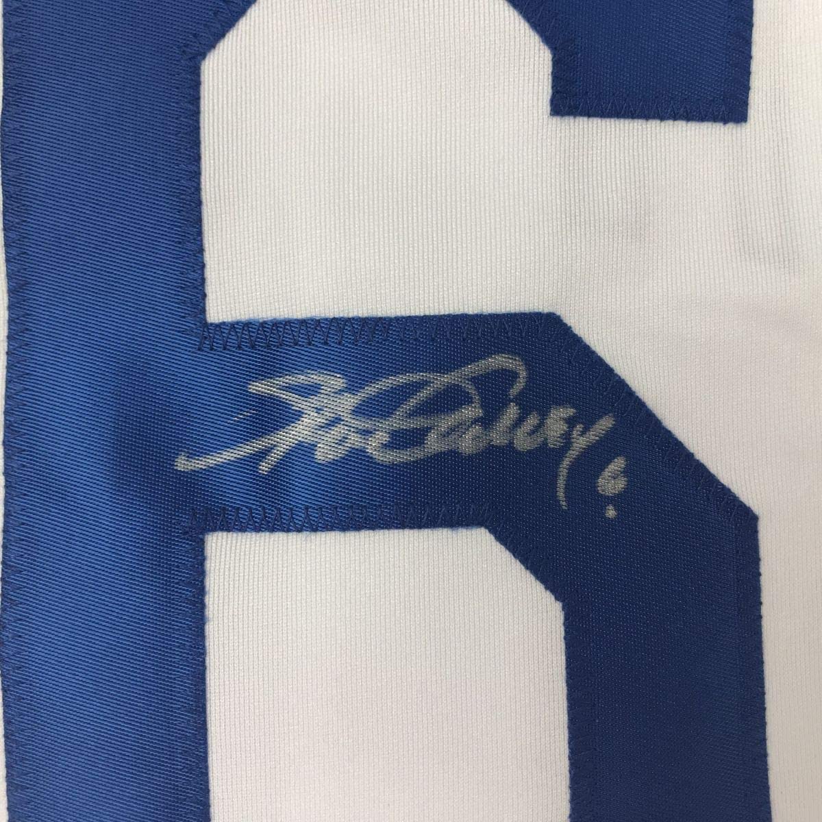 Autographed/Signed Steve Garvey Los Angeles LA White Baseball Jersey PSA/DNA COA