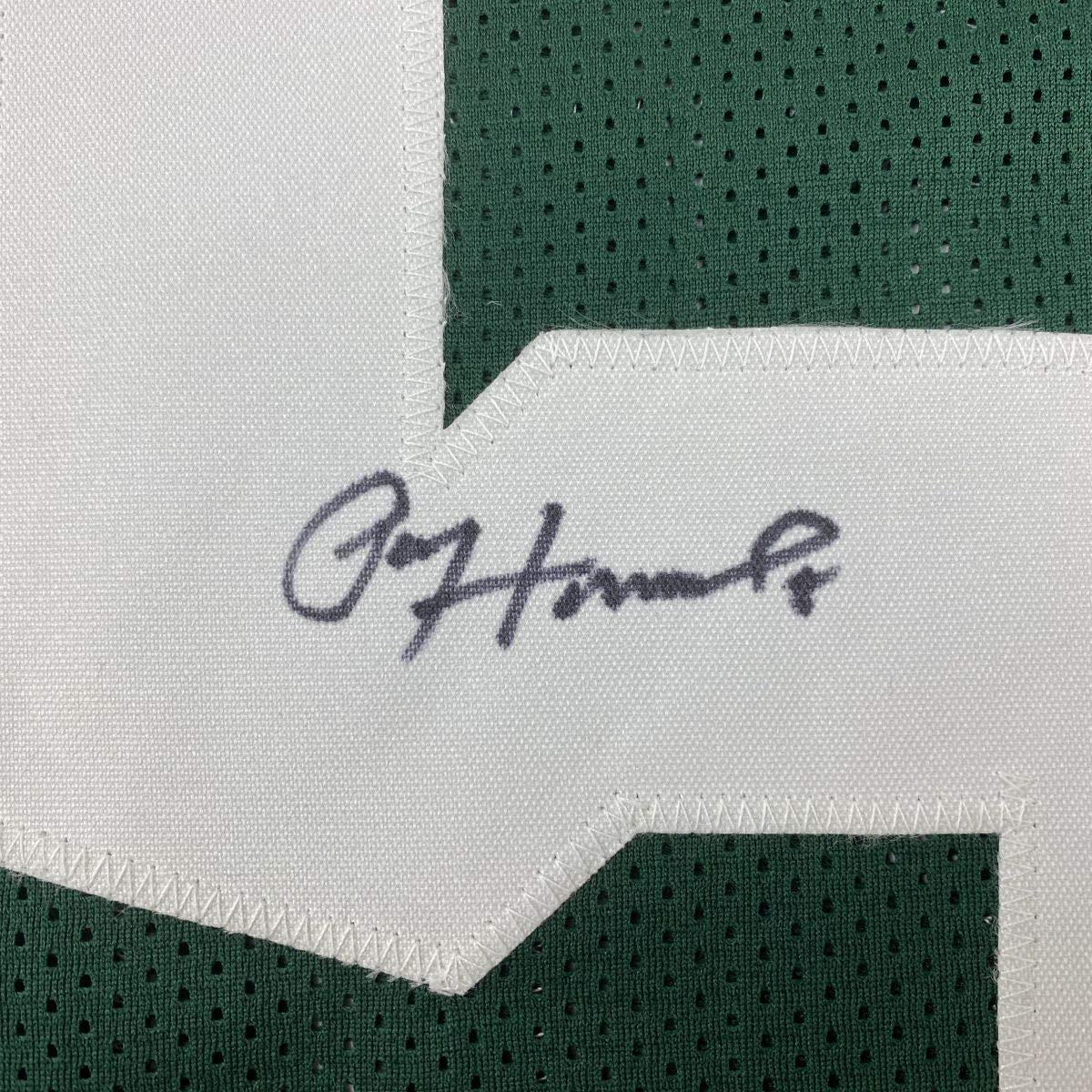 Autographed/Signed Paul Hornung Green Bay Green Football Jersey JSA COA