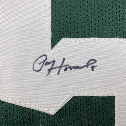 Autographed/Signed Paul Hornung Green Bay Green Football Jersey JSA COA