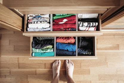 6 Pack Drawer Dividers Organizers Adjustable 3.2" High Expandable from 11-20"