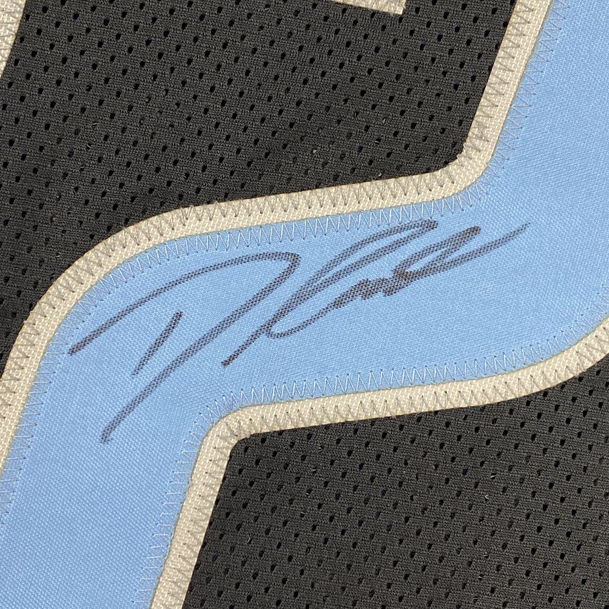 Autographed/Signed D'Andre Swift Detroit Black Football Jersey JSA COA