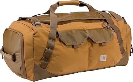 Carhartt Heavy Haul Utility Duffel, Water-Resistant Packable Bag for Jobsite, Gym, and Travel