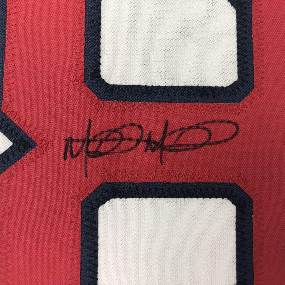 Autographed/Signed Mitch Moreland Boston White Baseball Jersey JSA COA