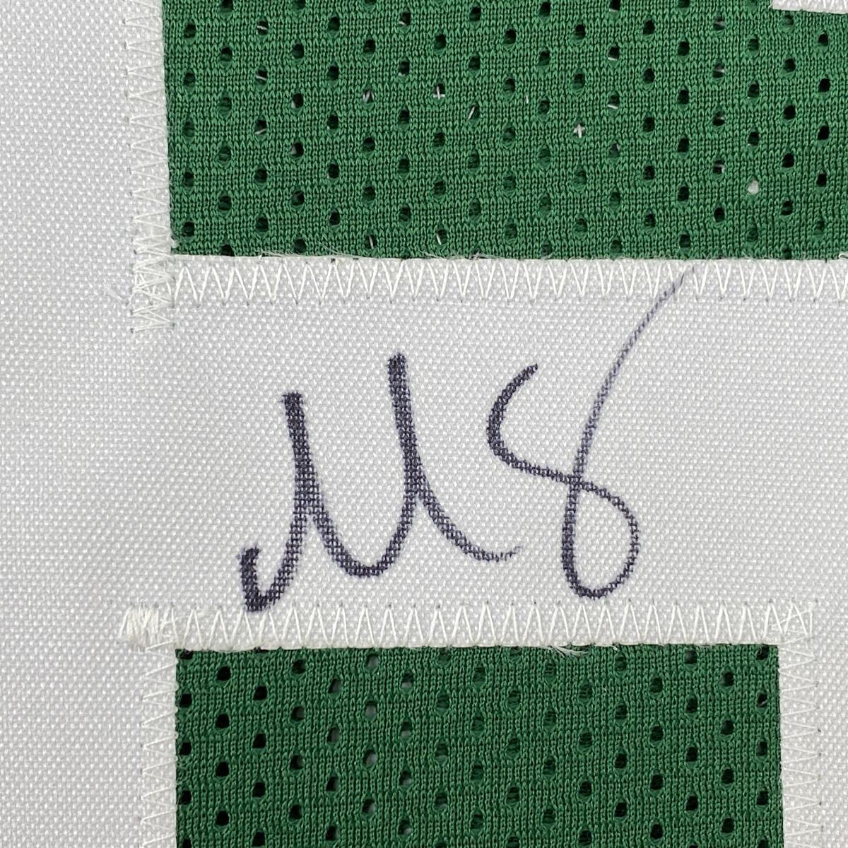 Autographed/Signed Marcus Smart Boston Green Basketball Jersey JSA COA