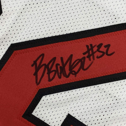Autographed/Signed Budda Baker Arizona White Football Jersey Beckett BAS COA