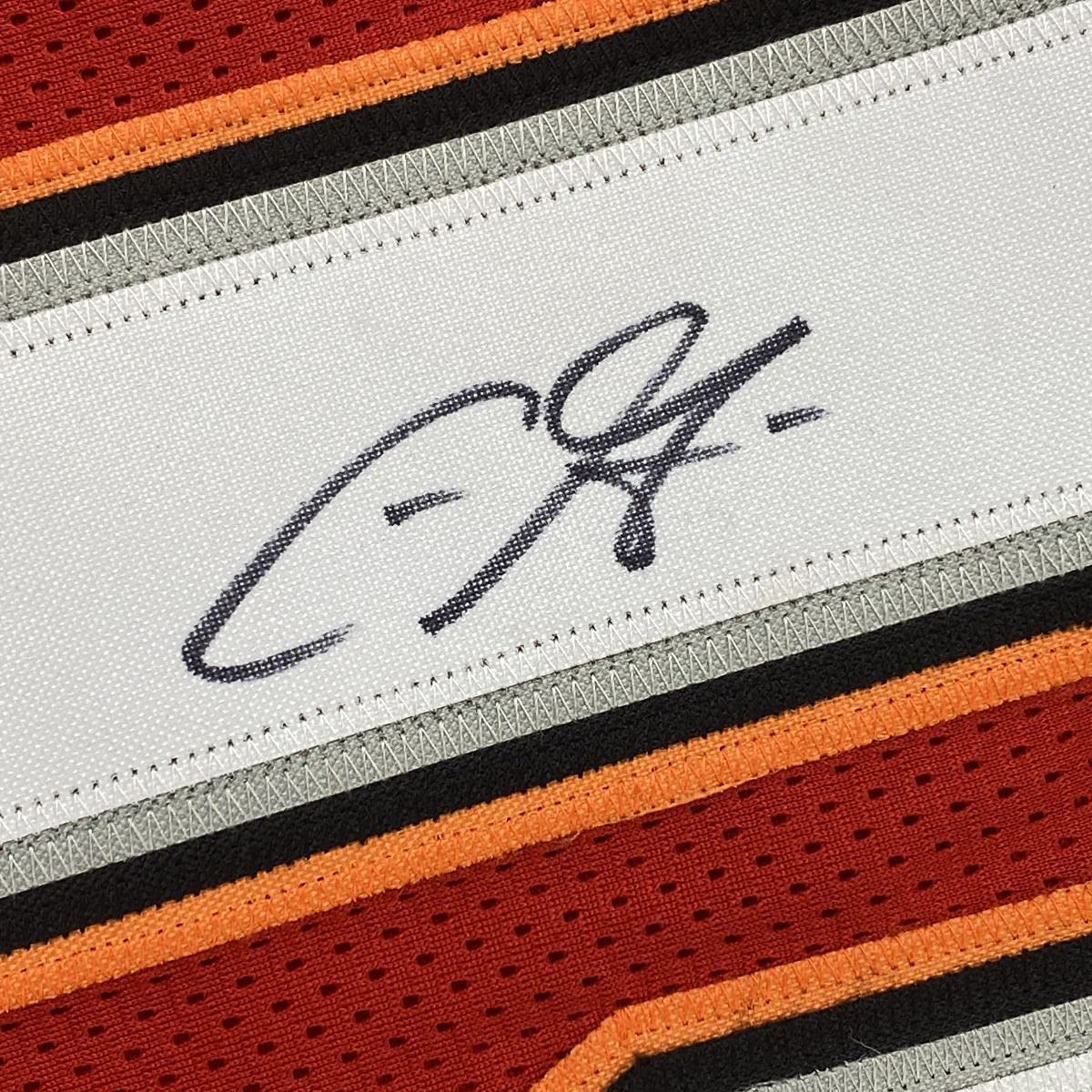 Autographed/Signed Chris Godwin #14 Tampa Bay Retro Red Football Jersey JSA COA