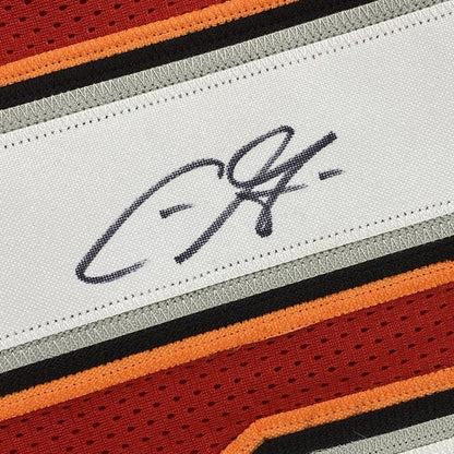 Autographed/Signed Chris Godwin #14 Tampa Bay Retro Red Football Jersey JSA COA