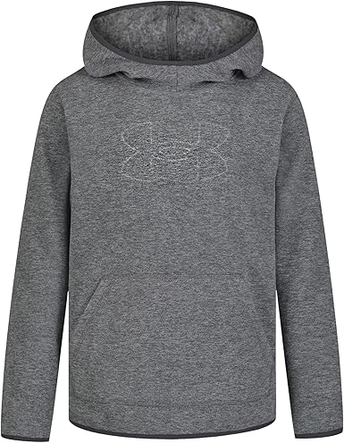 Under Armour UA MICRO FLEECE HOODIE, Mod Gray Micro Fleece, YS