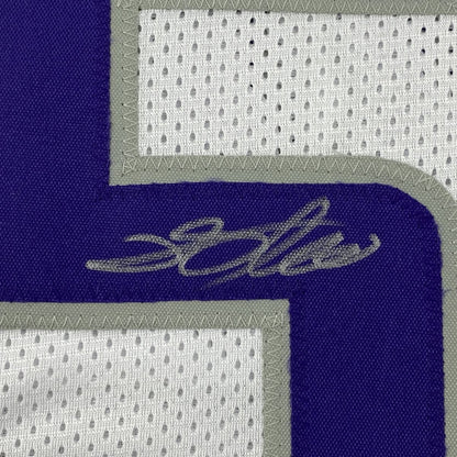 Autographed/Signed De'Aaron Fox Sacramento White Basketball Jersey Beckett BAS COA