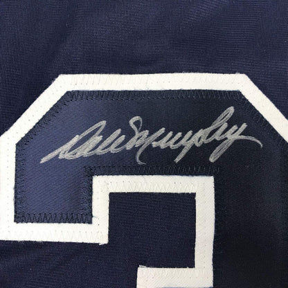 Framed Autographed/Signed Dale Murphy 35x39 Atlanta Dark Blue Baseball Jersey PSA/DNA COA