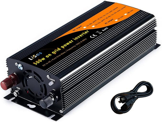 500w Solar Grid Tie Power Inverter Pure Sine Wave DC11-28v to AC90-130v V1