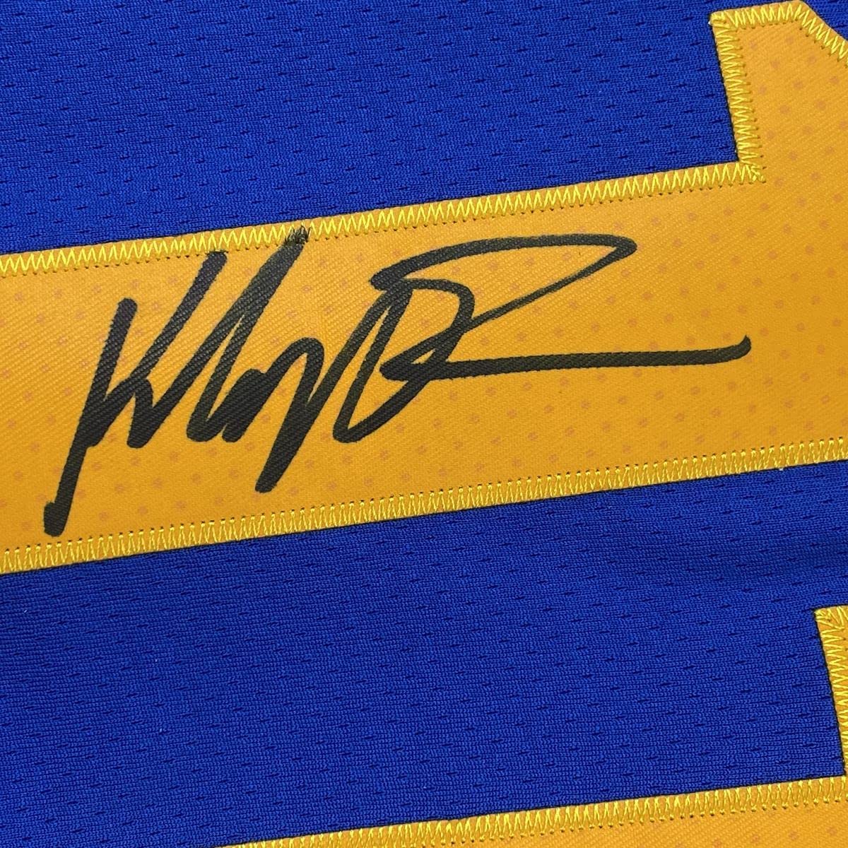 Autographed/Signed Klay Thompson Golden State Blue Basketball Jersey PSA/DNA COA