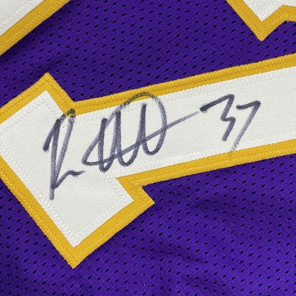 Framed Autographed/Signed Ron Artest 35x39 Los Angeles LA Purple Basketball Jersey PSA/DNA COA