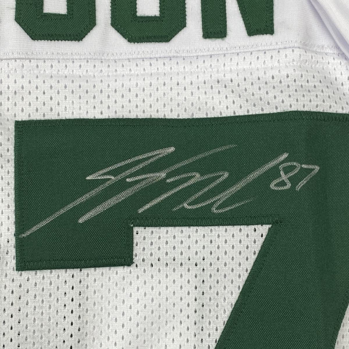 Autographed/Signed Jordy Nelson Green Bay White Football Jersey JSA COA
