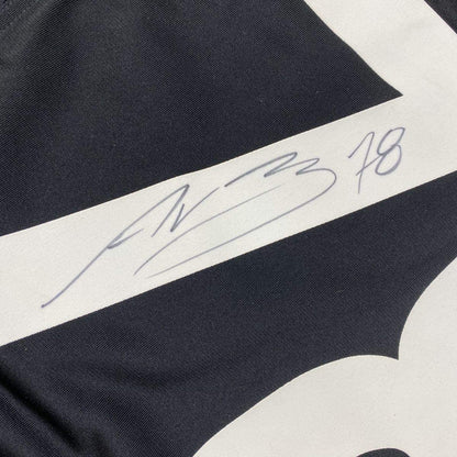 Autographed/Signed Alejandro Villanueva Pittsburgh Black Football Jersey PSA/DNA COA