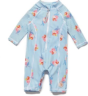 Baby Girls Sunsuits/Swimsuits UPF 50+ One Piece L/S Rashguards