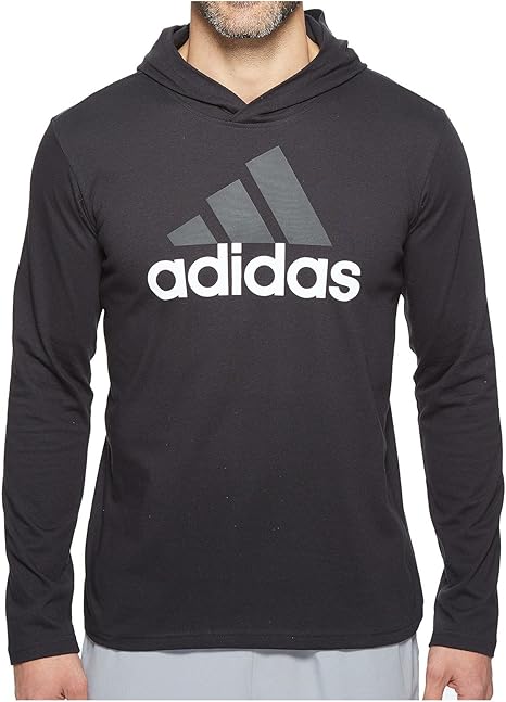 adidas Men's Badge Of Sport Long Sleeve Hoodie