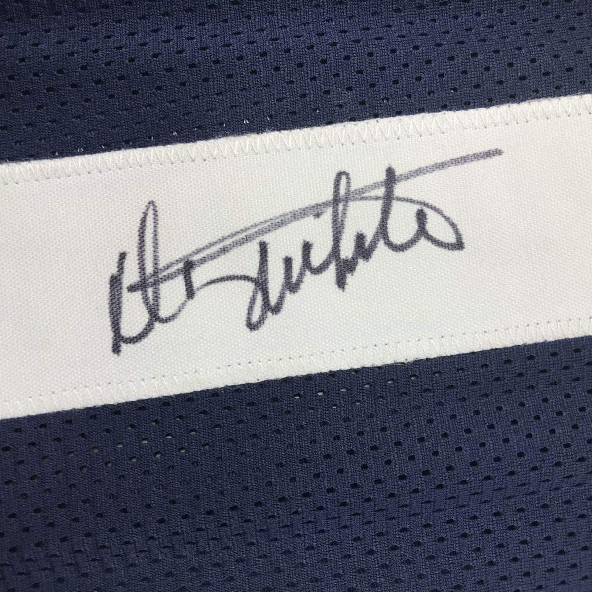 Autographed/Signed Danny White Dallas Thanksgiving Day Football Jersey JSA COA