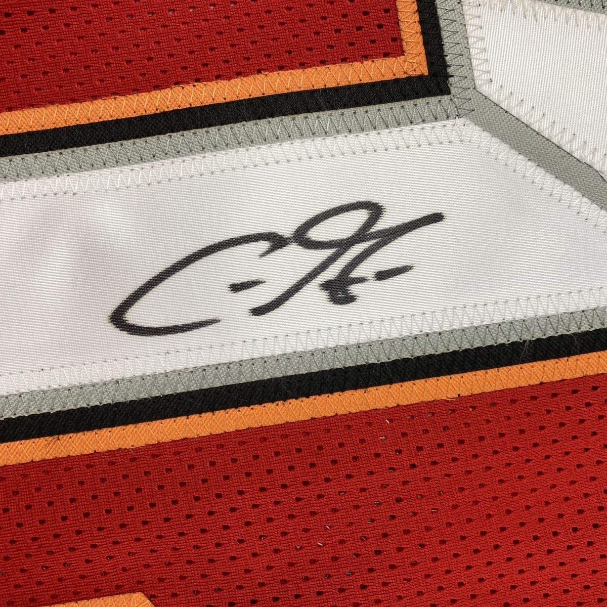 Autographed/Signed Chris Godwin Tampa Bay Red Football Jersey PSA/DNA COA