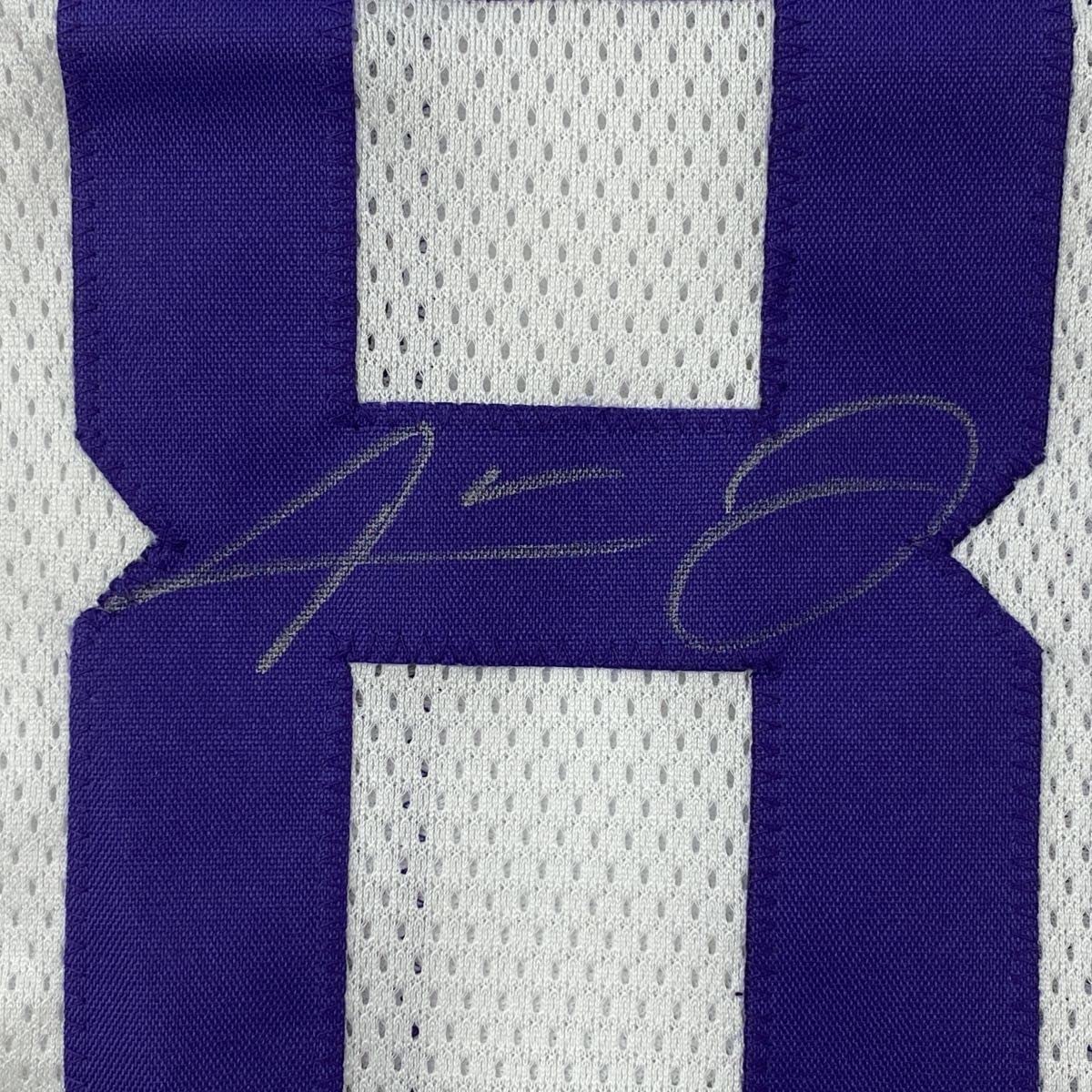 Framed Autographed/Signed Odell Beckham Jr. & Jarvis Landry 35x39 LSU White College Football Jersey JSA COA