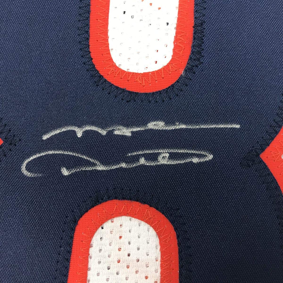 Autographed/Signed Mike Ditka Chicago White Stat Football Jersey JSA COA