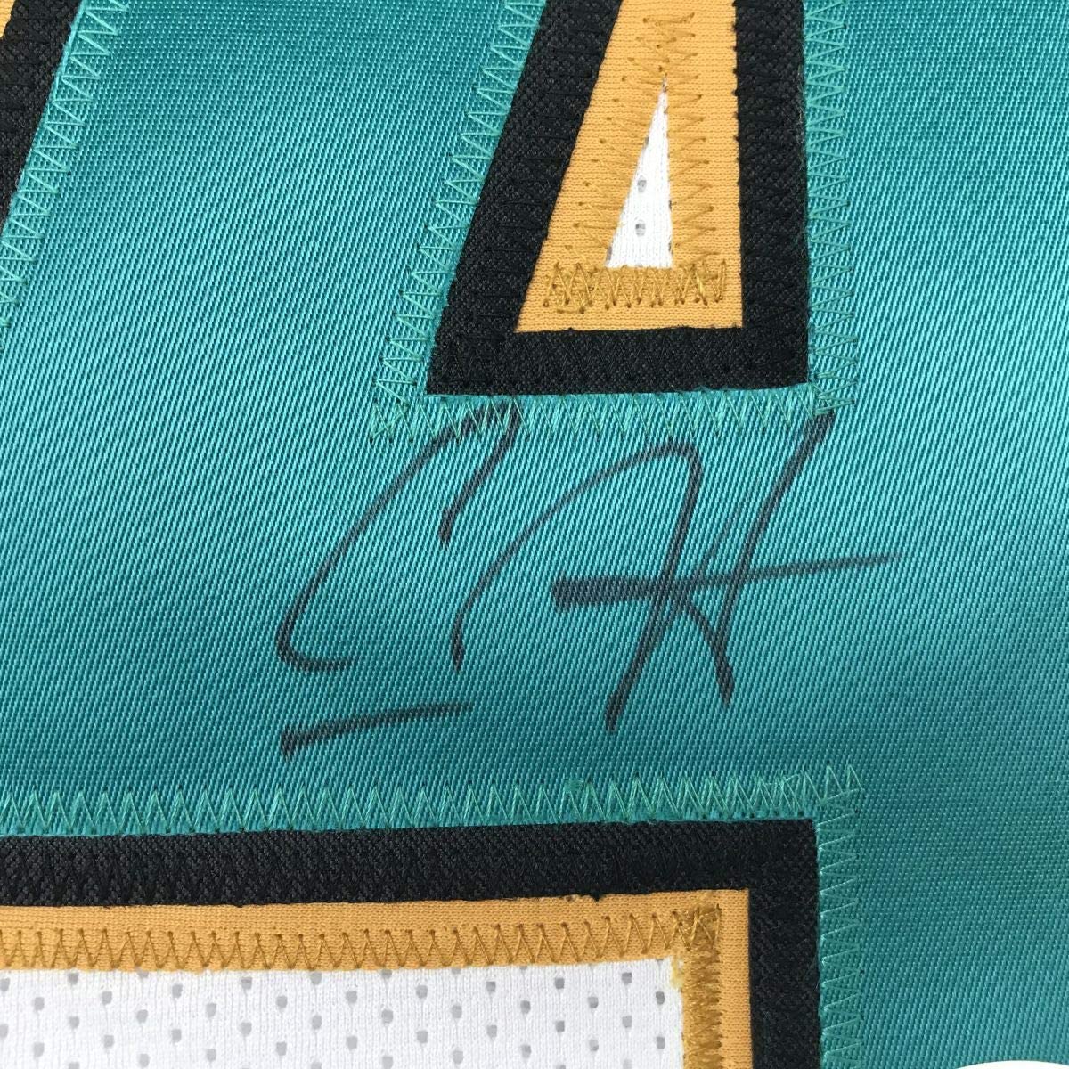 Autographed/Signed Carlos Hyde Jacksonville White Football Jersey JSA COA