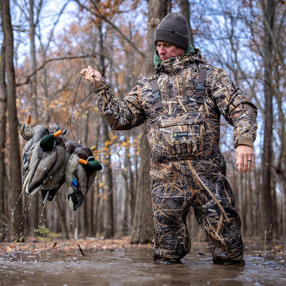 TIDEWE Chest Waders with Boot Hanger Hunting Waders for Men Next Camo Evo with 600G Insulation Waterproof Cleated Neoprene Bootfoot Wader Insulated Hunting & Fishing Waders (Size 9)