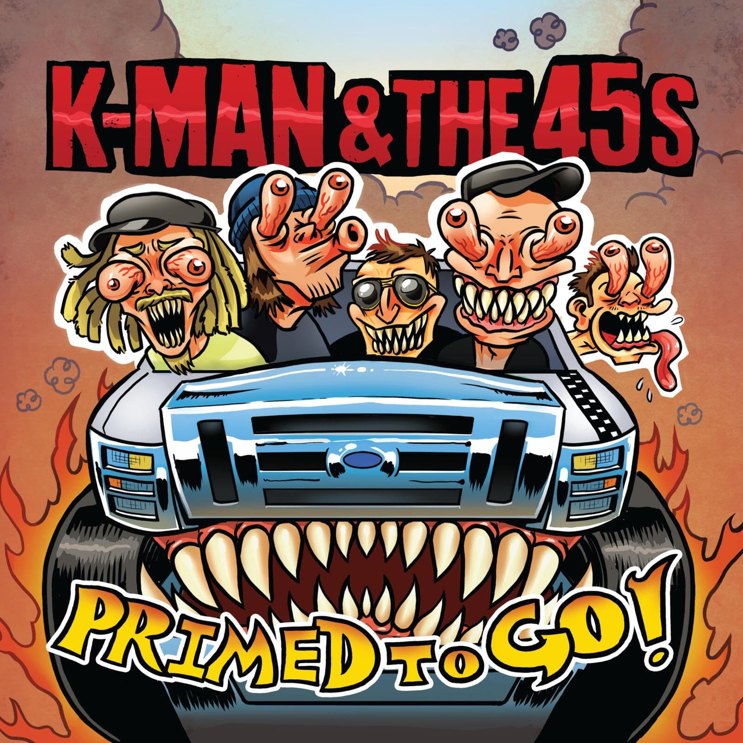 K-Man & The 45s - Primed To Go (Can) [LP] Vinyl Record