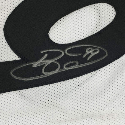 Autographed/Signed Brett Keisel Pittsburgh White Football Jersey JSA COA