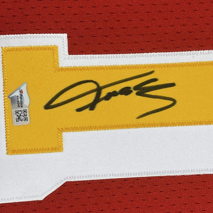 Autographed/Signed Tracy McGrady Houston Rockets Red Authentic Swingman Mitchell & Ness Basketball Jersey Fanatics COA