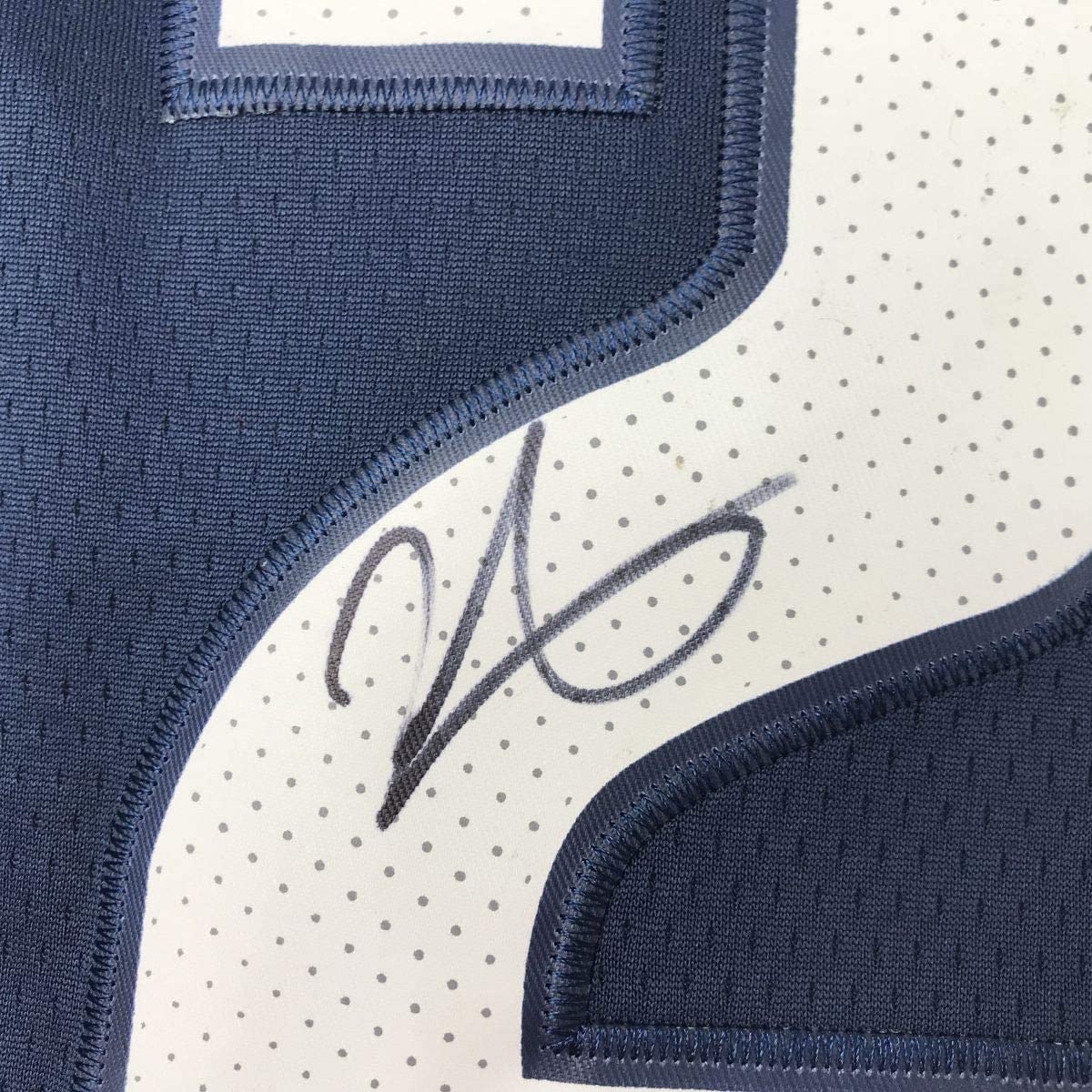 Autographed/Signed Blake Griffin Detroit Dark Blue Basketball Jersey JSA COA