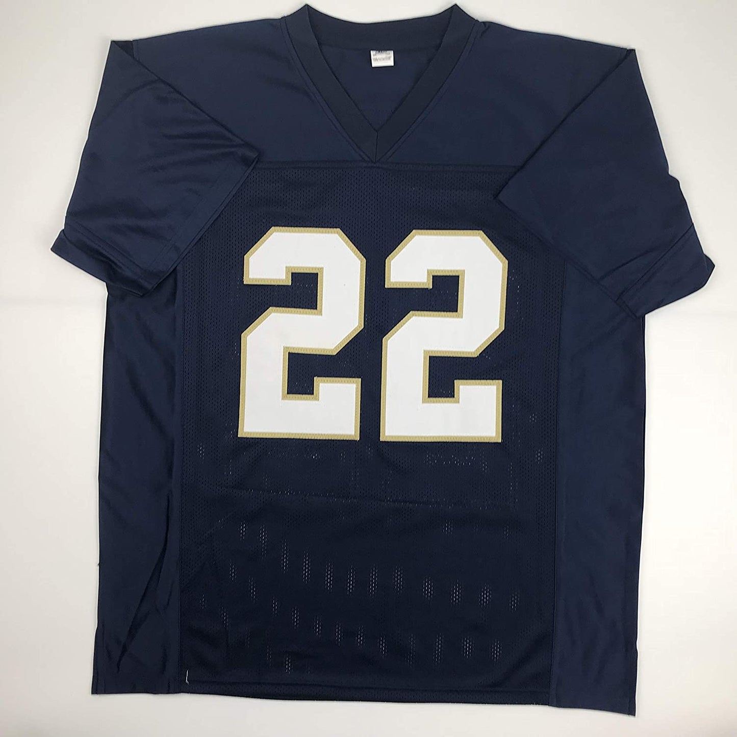 Autographed/Signed Harrison Smith Notre Dame Blue College Football Jersey JSA COA