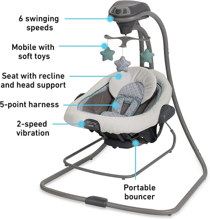 Graco DuetConnect LX Swing and Bouncer, Redmond
