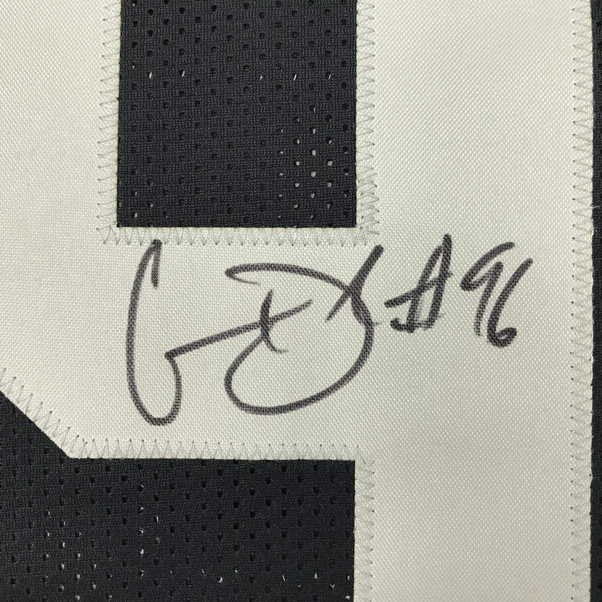 Autographed/Signed Clelin Ferrell Oakland Black Football Jersey JSA COA