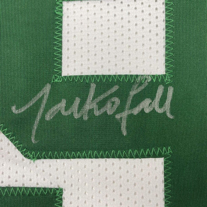 Autographed/Signed Tacko Fall Boston White Basketball Jersey PSA/DNA COA