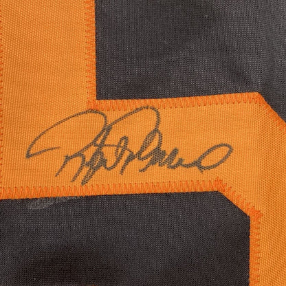 Autographed/Signed Rafael Palmeiro Baltimore Black Baseball Jersey JSA COA