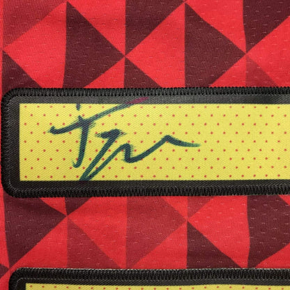 Autographed/Signed Trae Young Atlanta Red Basketball Jersey JSA COA