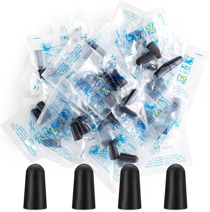 50 Pairs Earplugs for Noise Canceling Ear Plugs for Sleep Work Snoring Sound Canceling Blocking Construction Loud Noise Reducing Soft Foam Earplugs