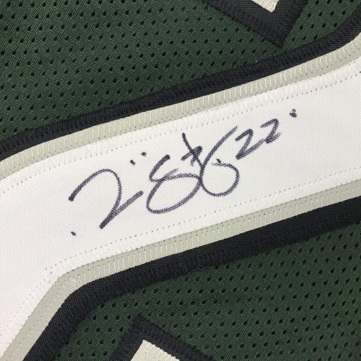 Autographed/Signed Duce Staley Philadelphia Green Football Jersey Beckett BAS COA