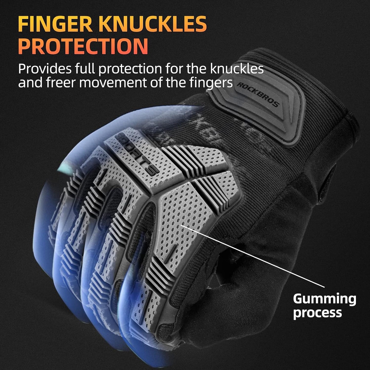 ROCKBROS Mountain Bike Gloves Dirt Bike Gloves