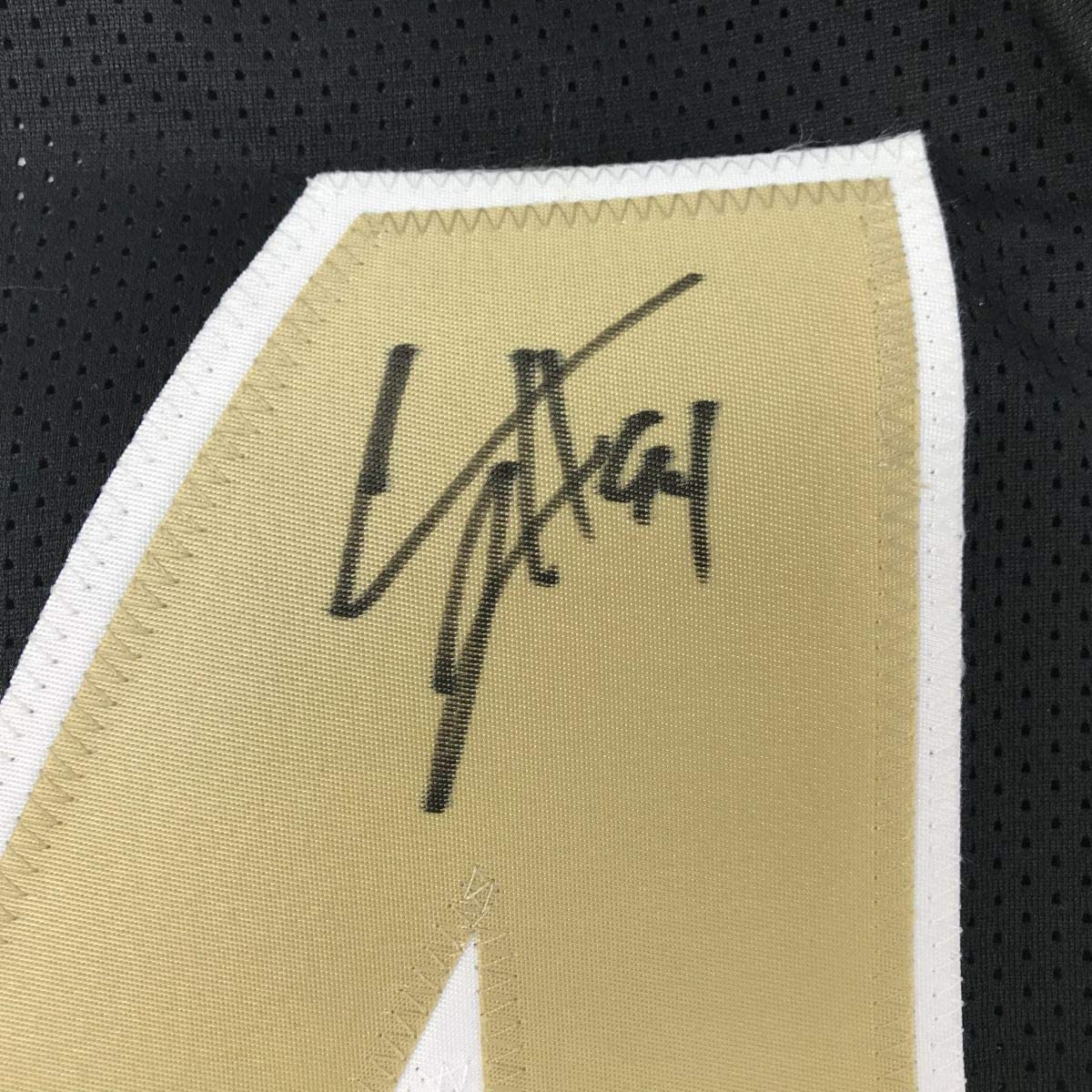 Autographed/Signed Cameron Cam Jordan New Orleans Black Football Jersey JSA COA