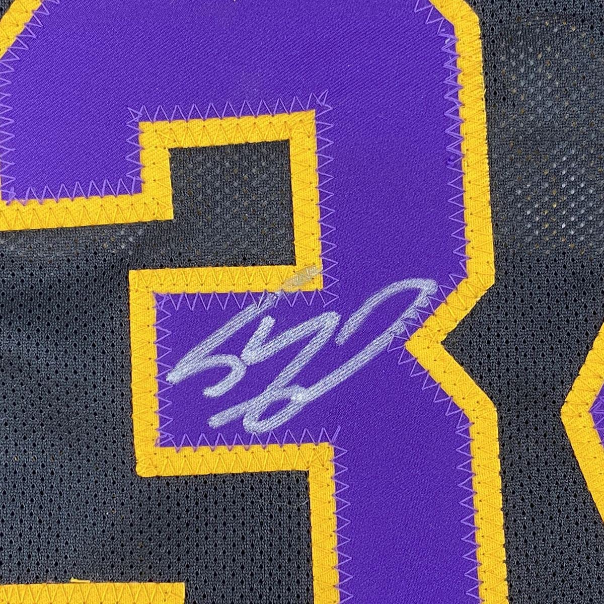 Autographed/Signed Shaquille Shaq O'Neal Los Angeles LA Black Basketball Jersey JSA COA