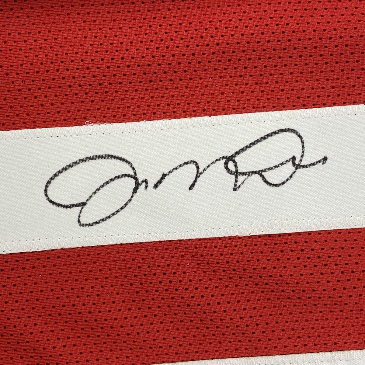 Autographed/Signed Joe Montana San Francisco Red Stat Football Jersey JSA COA