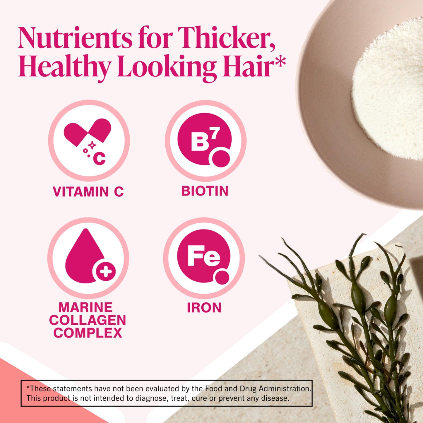 Viviscal Hair Growth Supplements For Women For Thicker, Fuller Hair, Nourishes Thinning & Loss, With Proprietary Collagen Complex, 180 Tablets, 3 Month Supply
