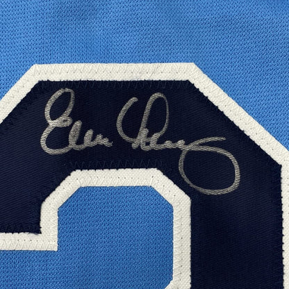 Autographed/Signed Evan Longoria Tampa Bay Light Blue Baseball Jersey JSA COA