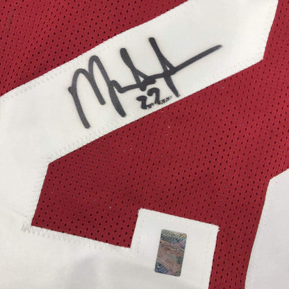 Autographed/Signed Mark Ingram II Alabama Crimson College Football Jersey GTSM COA Holo Only