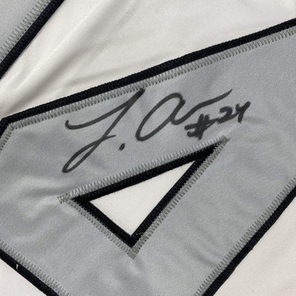 Autographed/Signed Johnathan Abram Las Vegas Oakland Color Rush Football Jersey JSA COA